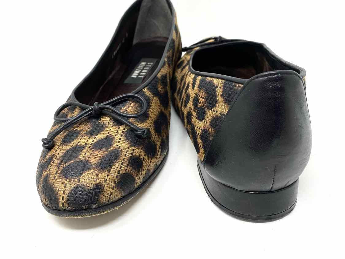 Stuart Weitzman Women's Brown Leopard Size 12 Flats - Article Consignment