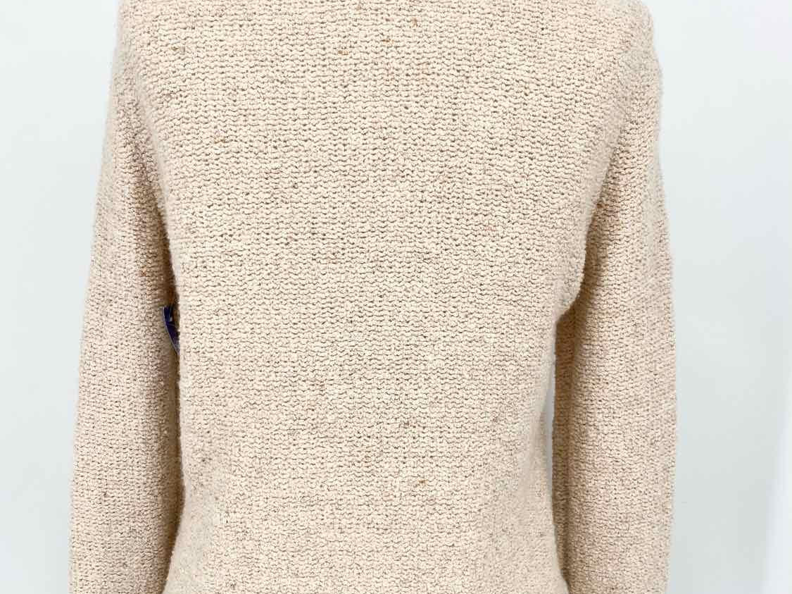 Tory Burch Women's Tan Embellished Size S Cardigan - Article Consignment