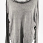 Scandal Gray Silk Size M Knit Top - Article Consignment