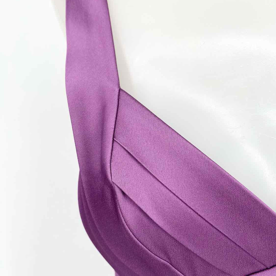 BCBG Max Azria Women's Mitzi Purple sheath Stripe Date Night Size 6 Dress - Article Consignment