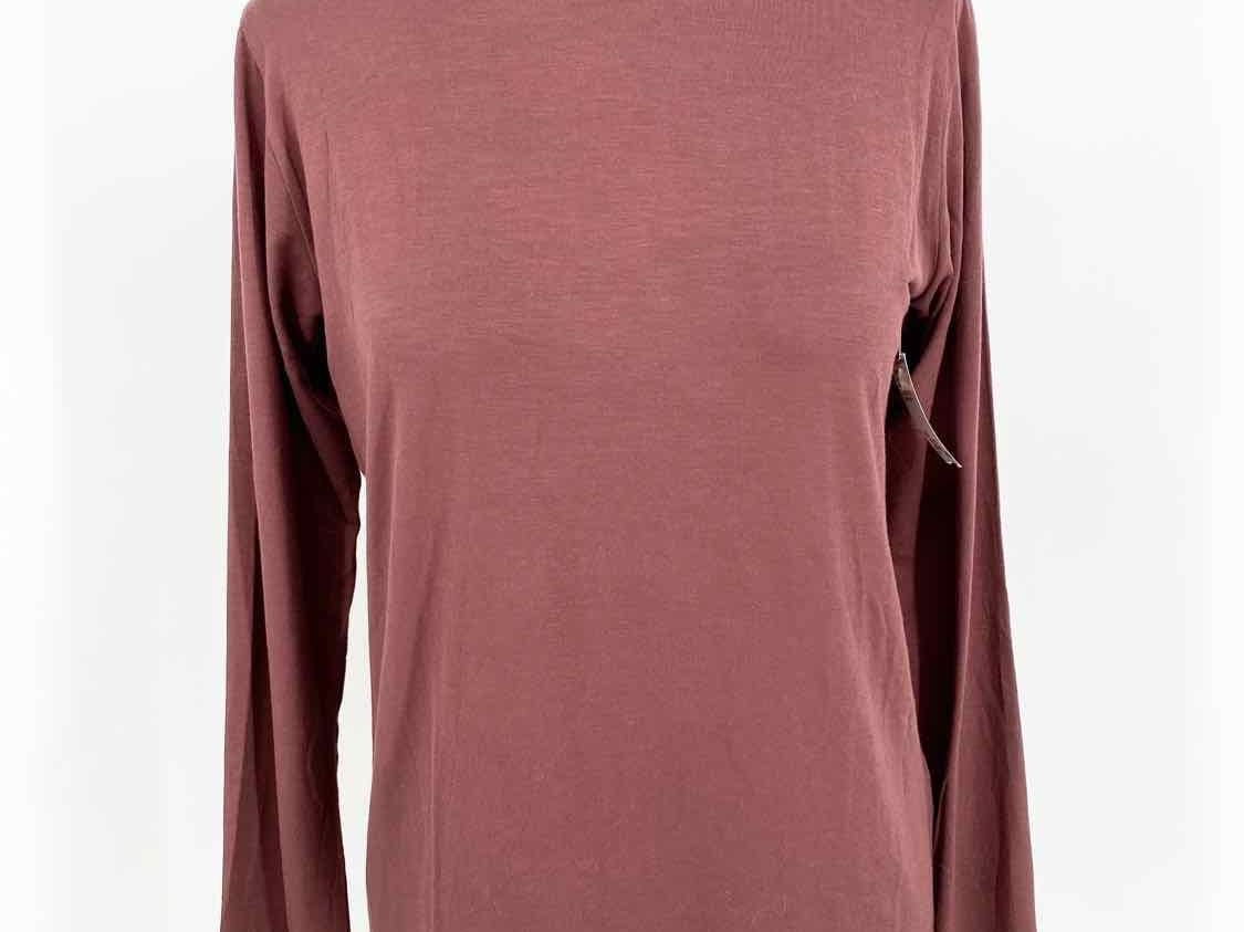 Base Women's Burgundy Turtleneck Jersey Size M Long Sleeve - Article Consignment