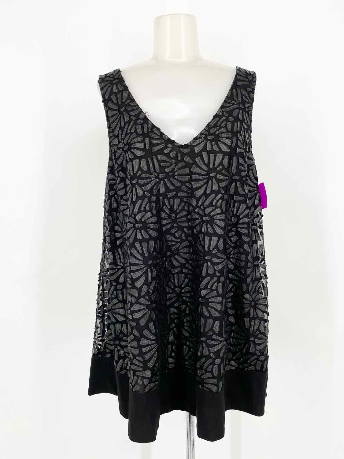 PlentyByTracyReese Women's Black Oversized Size S Sleeveless - Article Consignment