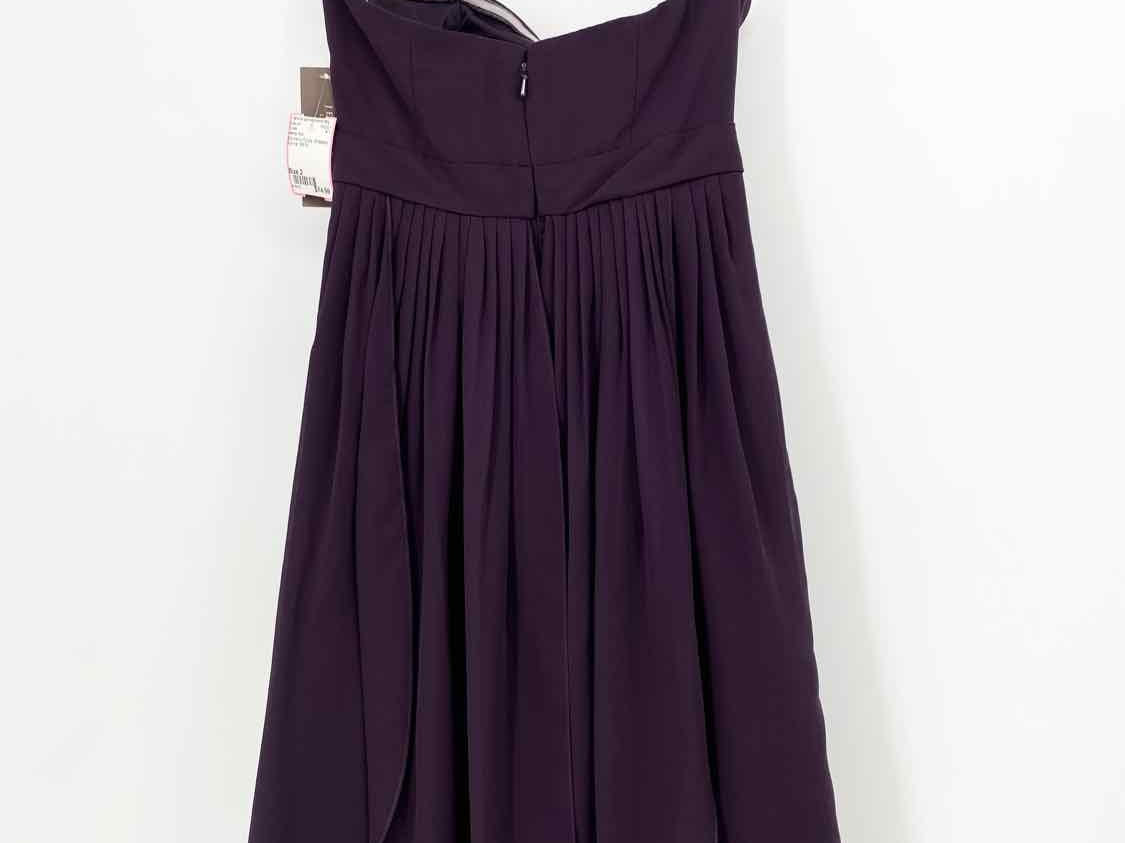 Jenny Yoo Collection Women's Kiera Purple Strapless Formal Size 2 Dress - Article Consignment