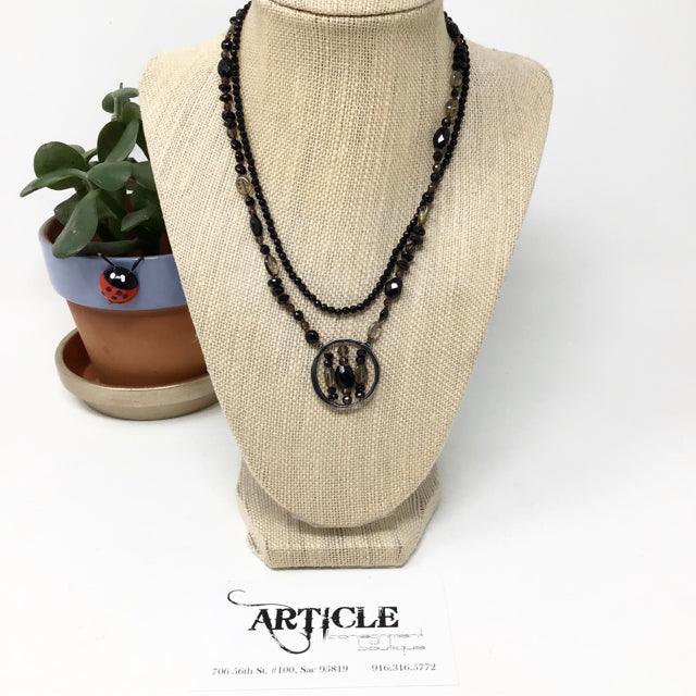 CHAN LUU .925 Black/Gray Necklace - Article Consignment