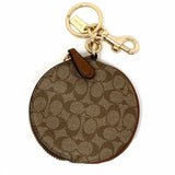 Coach Coated Canvas Brown Monogram Coin Purse - Article Consignment