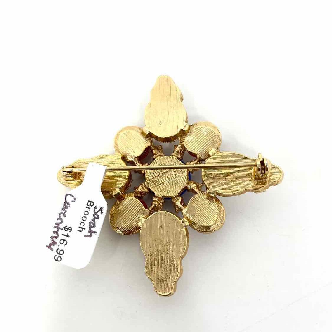 SARAH COVENTRY Red/White/Blue Brooch - Article Consignment