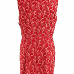 Ann Taylor Size 8 Red/Pink sheath Polyester Lace Dress - Article Consignment