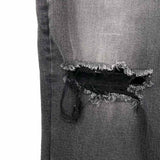 Neuw Newlandstraat Men's Distresses Charcoal Size 30/28Jeans