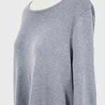 Nic + Zoe Size L Steel Blue Long Sleeve - Article Consignment