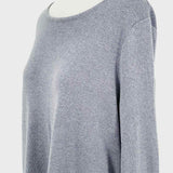 Nic + Zoe Size L Steel Blue Long Sleeve - Article Consignment
