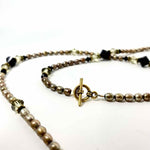 Beaded Champagne Baroque Pearl Necklace - Article Consignment