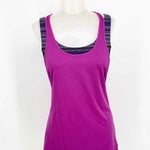 Lululemon Women's Fuschia/Purple Tank Layered Size 4 Sleeveless - Article Consignment