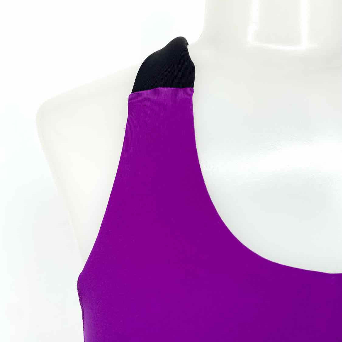 Lululemon Women's Purple Size 8/M Scoop Neck ATHLETIC Sports Bra