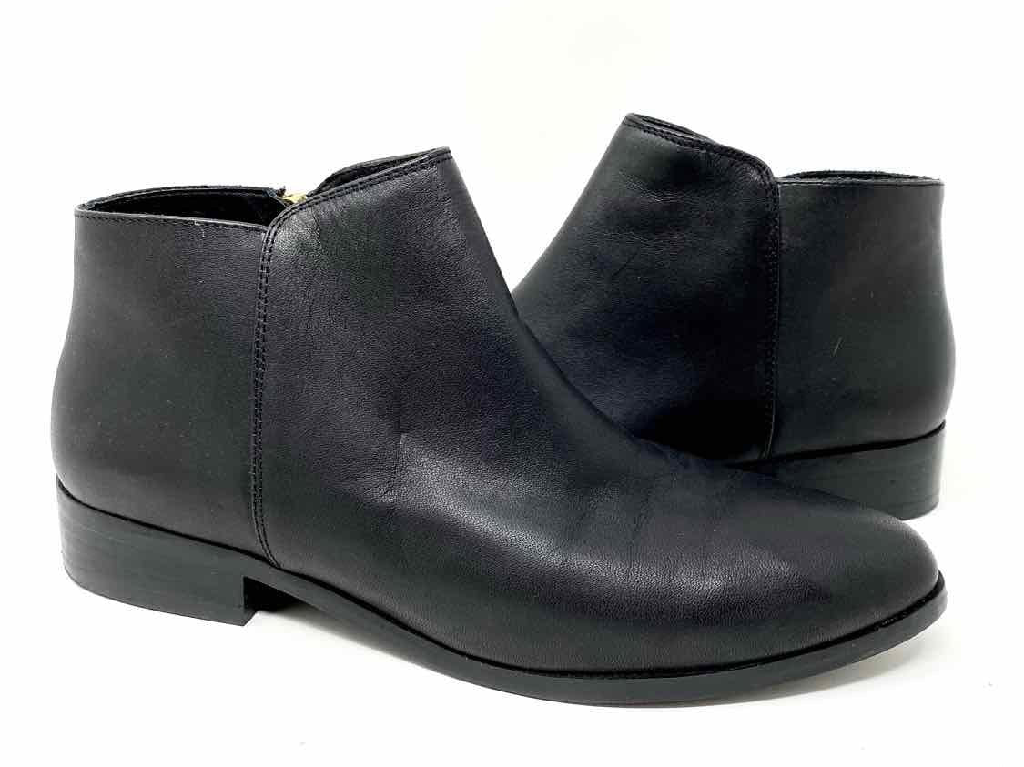Nisolo Women's Black Ankle Leather Size 8 Bootie - Article Consignment
