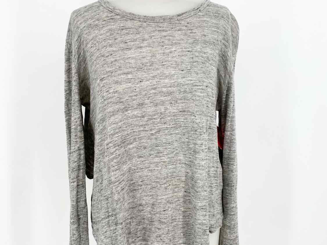 A.L.C. Women's Gray High Low Jersey heather Size S Long Sleeve - Article Consignment