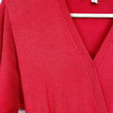 ST. JOHN COLLECTION Women's Red/Gold Low Neck Embelished Size 10 Jump Suit