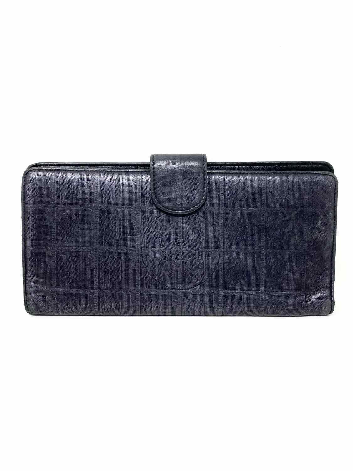 Chanel 2006-08 Continental Gunmetal Logo Wallet - Default Title - Article  Consignment in 2023