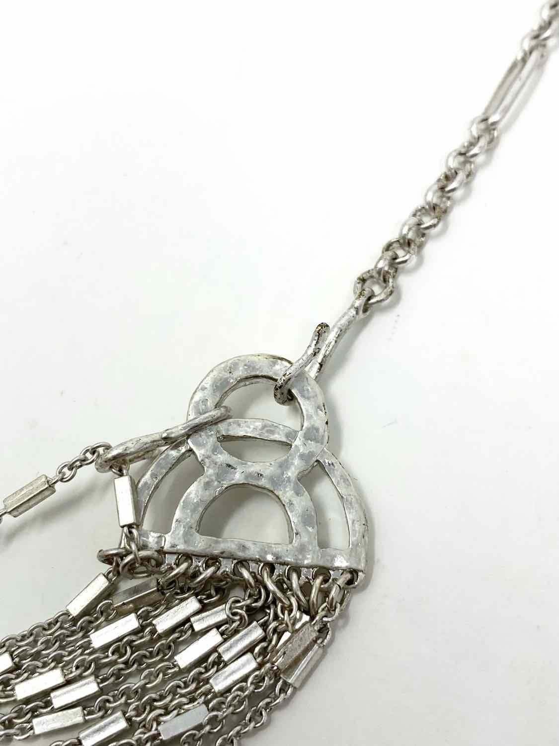stella & dot Aqua/Silver Multi-strand Beaded Amazonite Necklace - Article Consignment