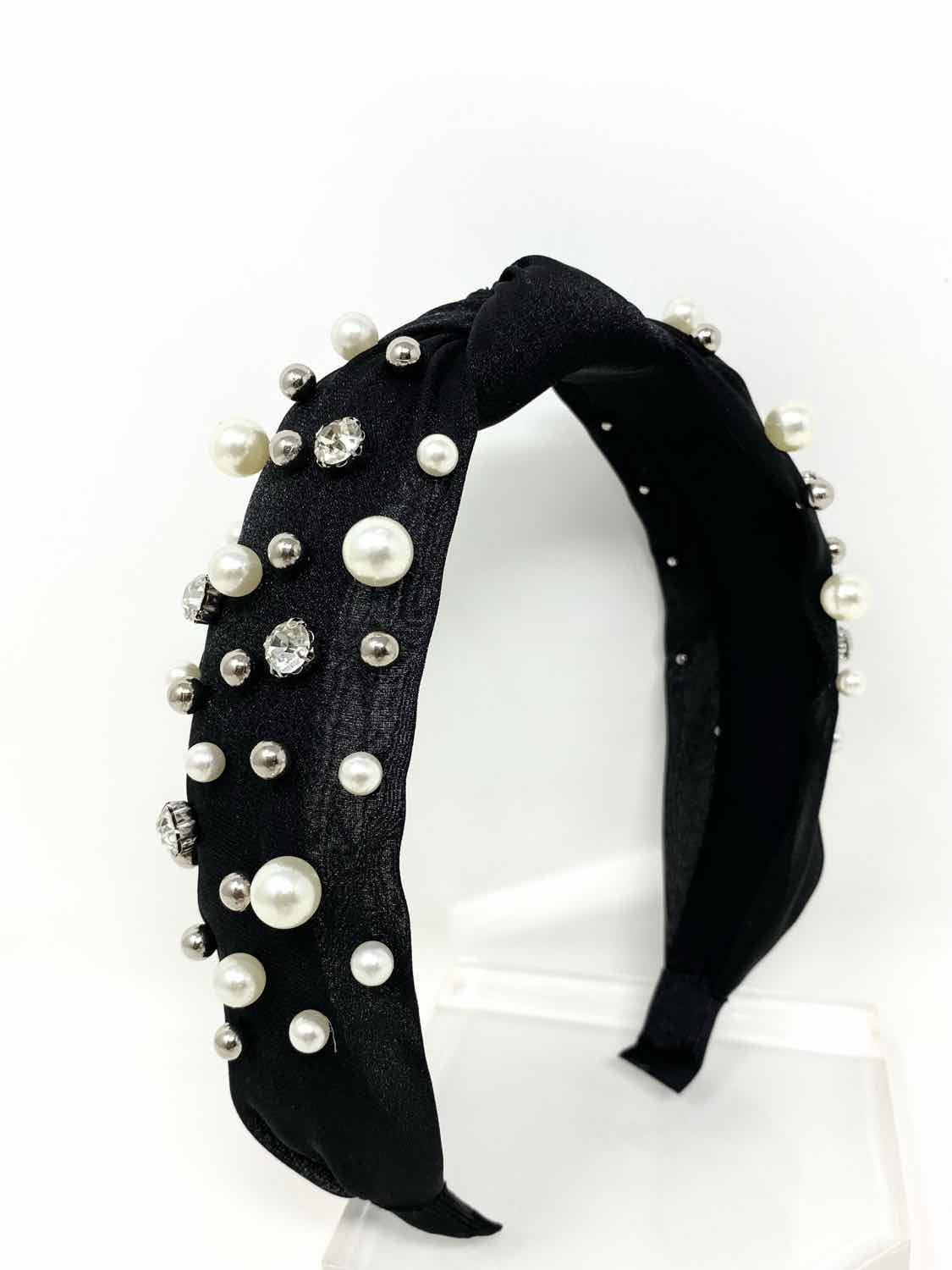 NoLLia Black embellished Headband - Article Consignment