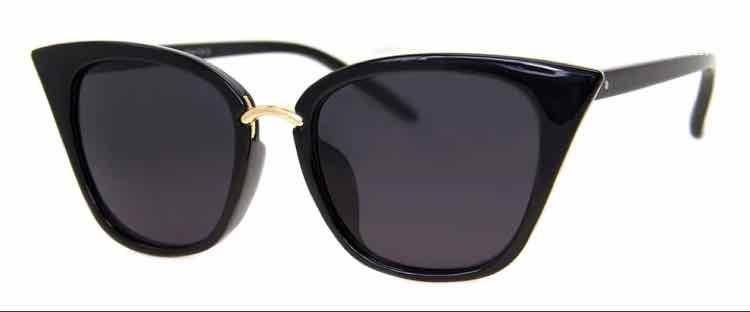 A.J. Morgan Plastic Black Cat Sunglasses - Article Consignment