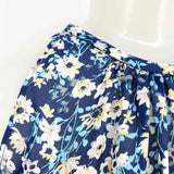 RAMY BROOK Women's Blue/White Sleeveless Silk Size S Sleeveless - Article Consignment