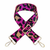 Correa para bolso de guepardo rosa intenso de 29"-52" de Thomas and Lee Company