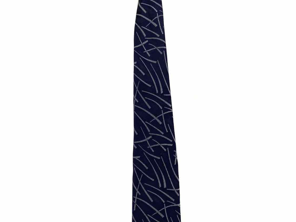 DOLCE & GABBANA Navy Lines Necktie - Article Consignment