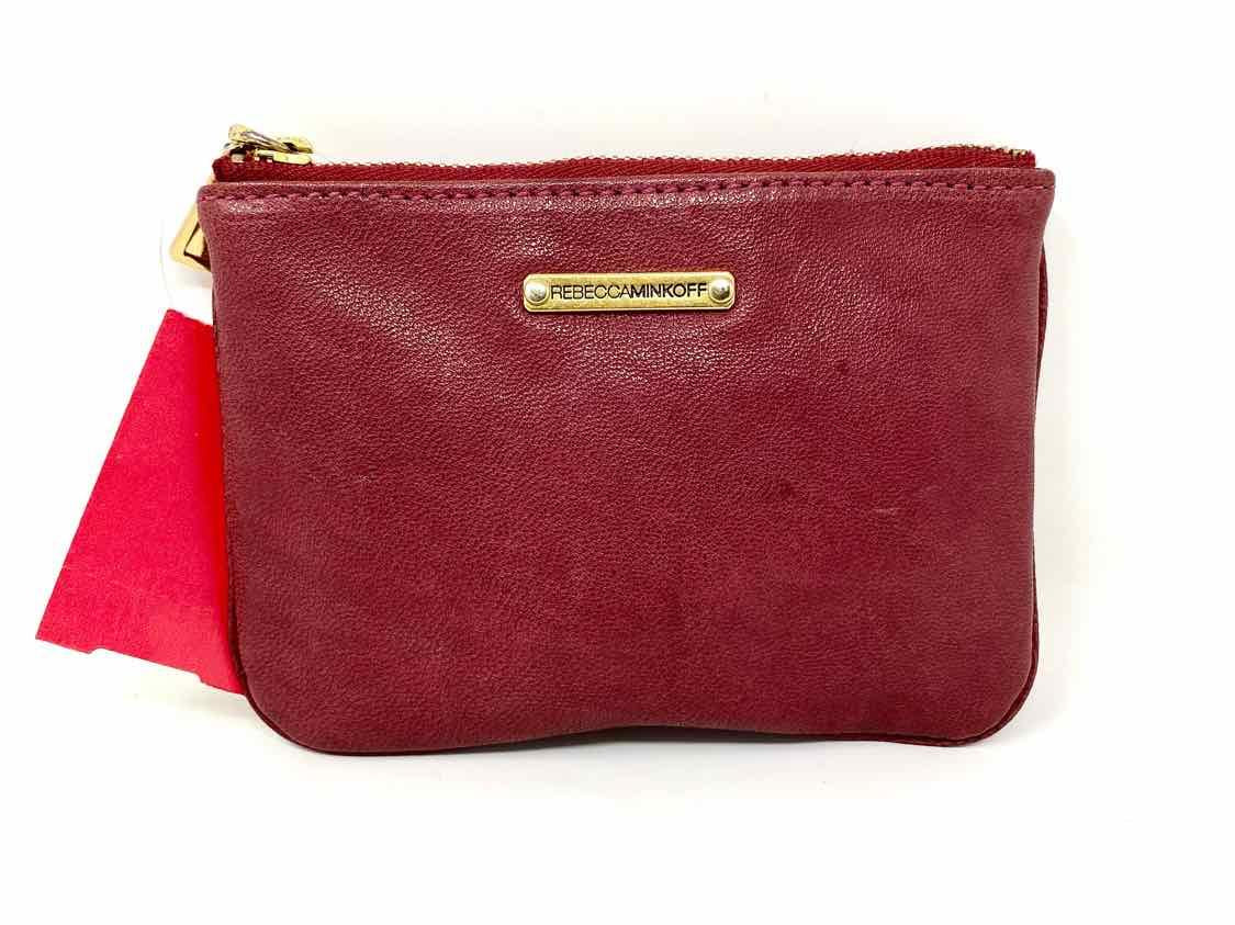 REBECCA MINKOFF Burgundy Leather Coin Purse - Article Consignment