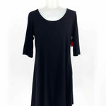 Eileen Fisher Women's Black T-shirt Jersey Lagenlook Size S Dress - Article Consignment