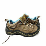 Keen Women's Brown/Blue Hiking Lace-Up Size 8.5 Sneakers - Article Consignment