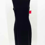 Piazza Sempione Women's Black sheath Wool Blend Italy Size 42/6 Dress - Article Consignment