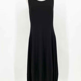 Eileen Fisher Women's Black Midi Size S Dress - Article Consignment