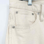 J Crew Women's Cream "Vintage Straight" Denim Size 32/14 Jeans - Article Consignment