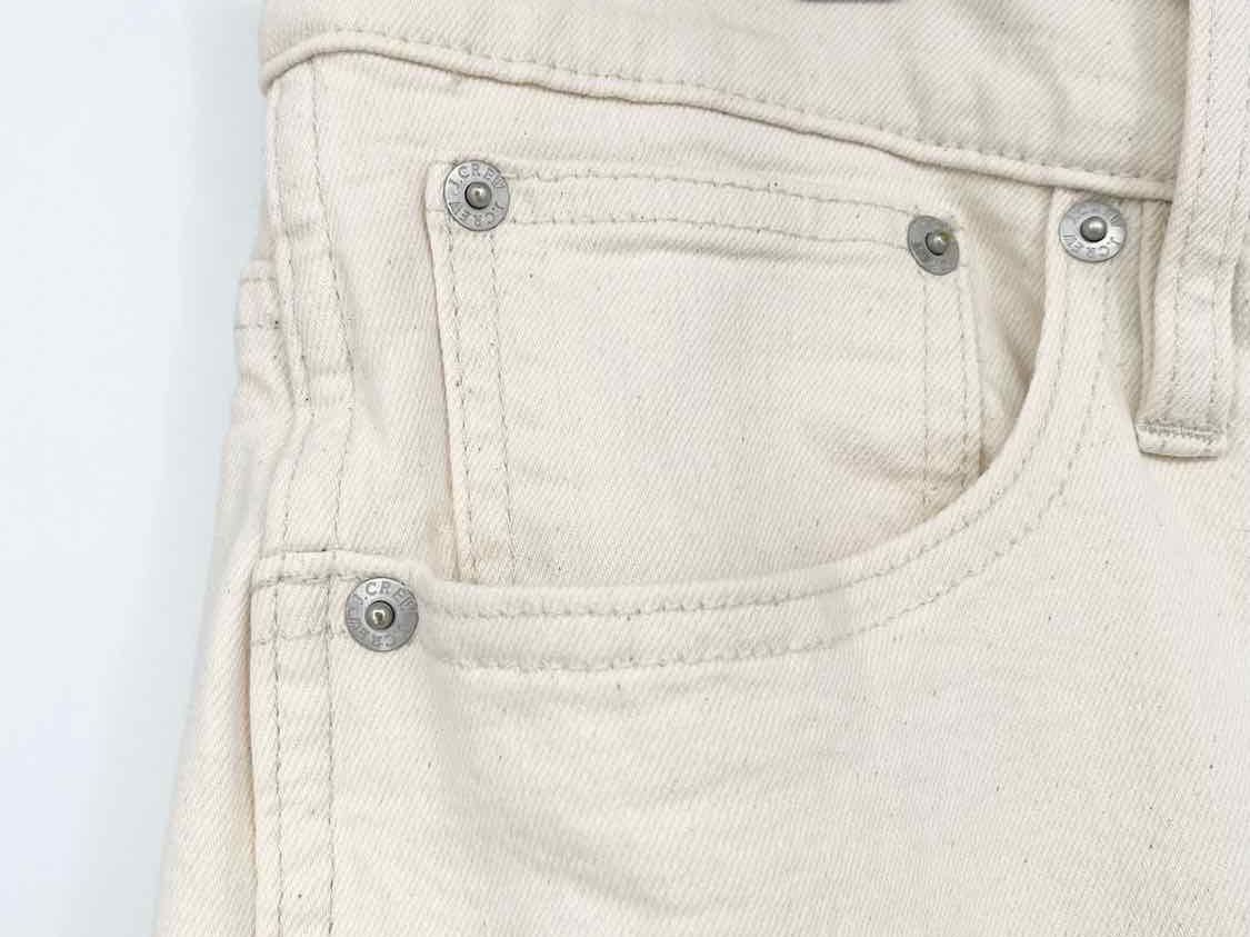 J Crew Women's Cream "Vintage Straight" Denim Size 32/14 Jeans - Article Consignment