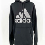 Adidas Women's Black Logo High Rise Pullover Size M Hoodie - Article Consignment