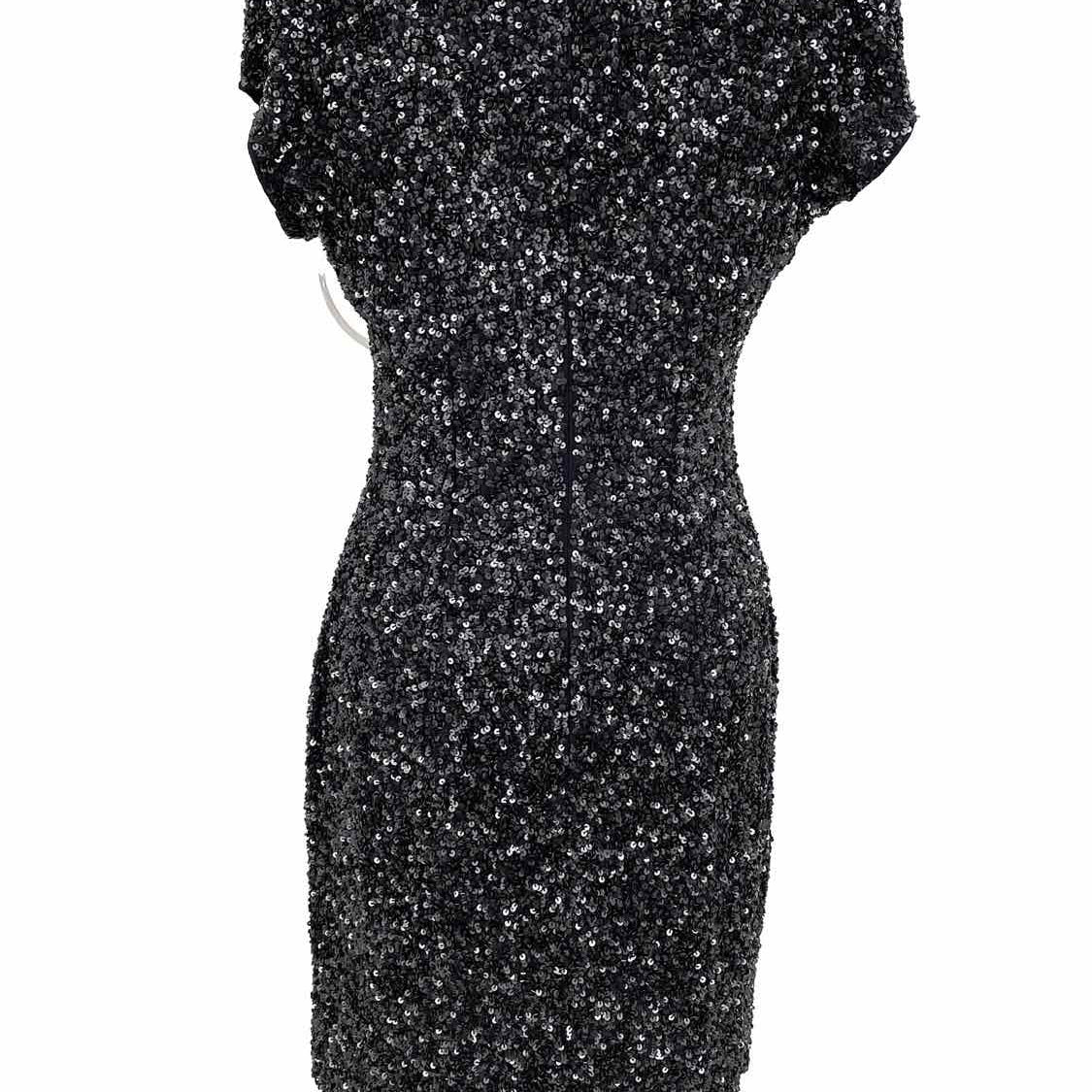 Parker Serena Women's Black sheath Sequins Size 4 Dress