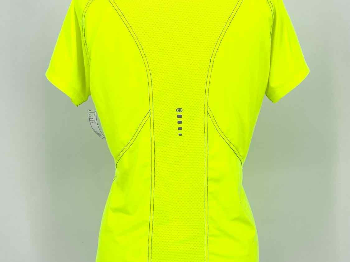 OGIO Endurance Women's Neon Yellow T-shirt V-neck Size S Short Sleeve Top - Article Consignment