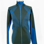 LNDR Women's Blue/Black Zip Color Block Size XS Jacket - Article Consignment