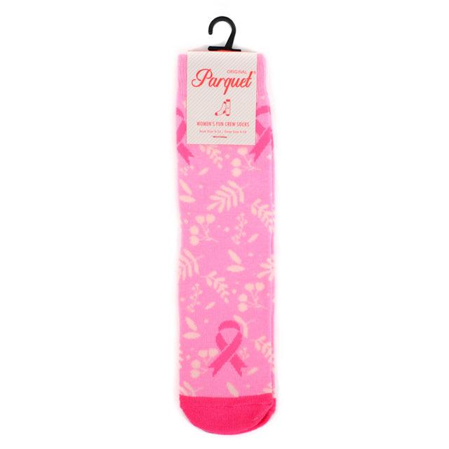 Parquet Breast Cancer Awareness Shoe Size 4-10 Socks - Article Consignment