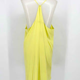 alice+olivia Women's Neon Yellow mini Silk Blend Size M Dress - Article Consignment
