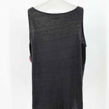 Eileen Fisher Women's Charcoal Tank Linen Lagenlook Size XL Sleeveless - Article Consignment