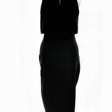 Elizabeth and James Size 2 Black sheath Polyester Blend Dress - Article Consignment
