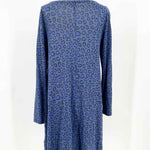 Boden Women's Blue Print Long Sleeve Animal Print Size 4 Dress - Article Consignment