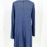 Boden Women's Blue Print Long Sleeve Animal Print Size 4 Dress - Article Consignment