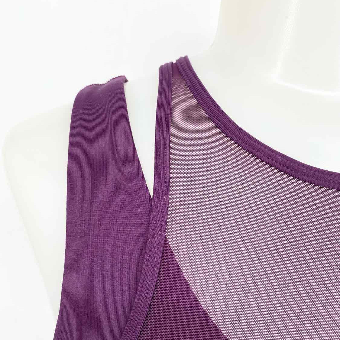 Lululemon Women's Purple Layered Size 6 Sports Bra - Article Consignment