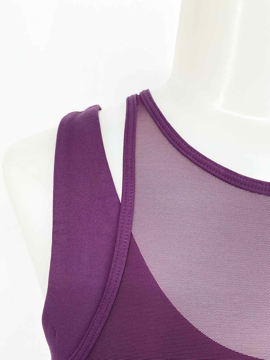 Lululemon Women's Purple Layered Size 6 Sports Bra - Article Consignment