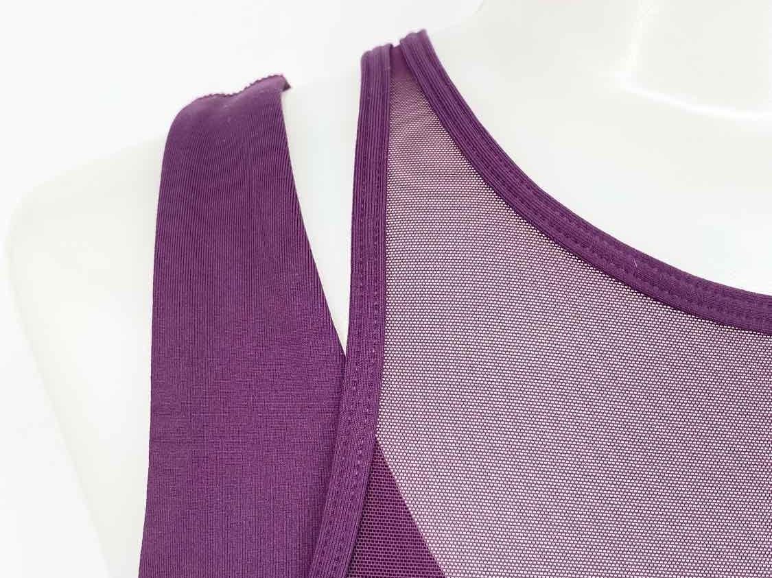 Lululemon Women's Purple Layered Size 6 Sports Bra - Article Consignment