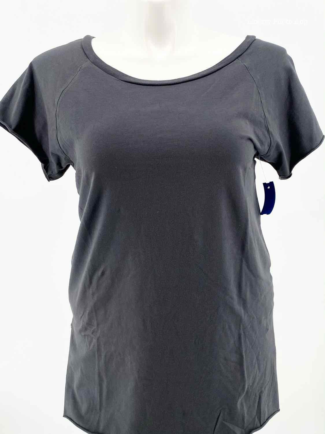 32 Swans Size L Dark Gray S/S Cotton Blend Tunic - Article Consignment