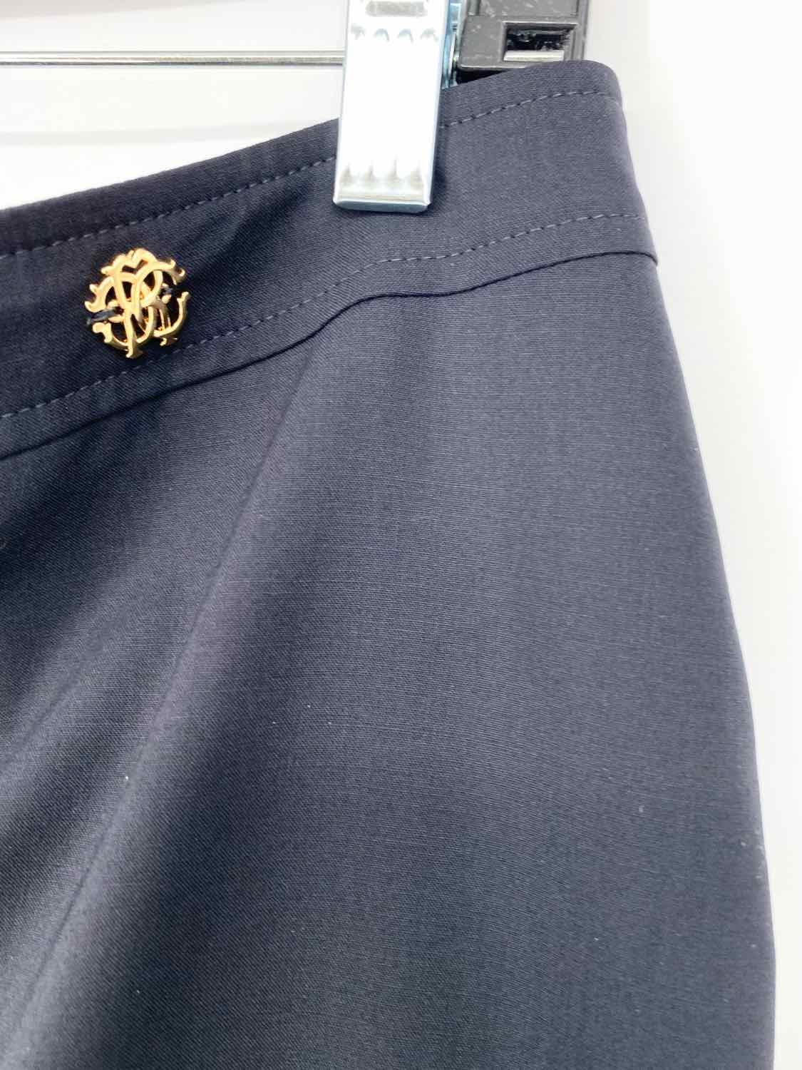Roberto Cavalli Women's Navy pencil Italy Size 44/8 Skirt - Article Consignment