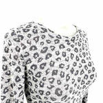 Abercrombie & Fitch Women's Gray Long Sleeve Animal Print Size S Bodysuit - Article Consignment